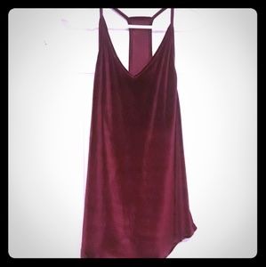 Velvet racerback cami